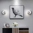 thumbnail image 4 of Lámpara De Pared De Media Luna Lámpara De Pared De Escalera Led Minimalista Moderna De 5W Rotación De 350 ° Accesorio De Pasillo Nórdico Con Luz Cálida Luz De Aplique De Protección Ocular Para Hotel P Muyoka Hogar, 4 of 7