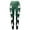 Dark Green, variant on FYEGRE Women's Festive Snowman Print Athletic Leggings Stretch Yoga Pants for Fitness Training and Holiday Season Wear S