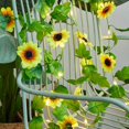 thumbnail image 2 of Guirnalda de luces decorativas de girasol, lámpara con 20 LED, luces nocturnas de hadas para el hogar/habitación/dormitorio/baño/boda/fiesta/decoración de jardín (6.5 pies, funciona con pilas) Ormromra WMZY-1080, 2 of 6