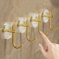 Metal Wreath Stand Holder Heavy Duty Suction Cups Hooks Bathroom Tiles