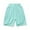 Mint Green, variant on Ruyang Boys Girls Baggy Athletic Shorts Summer Pull On Elastic Waist Soft Comfort Daily Bottoms Causal Jogger Shorts
