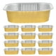 thumbnail image 1 of Bandeja de papel de aluminio para 20 piezas, plato de frotamiento de 220ml, mesa de vapor, bandeja de comida desechable para horno tostador, 1 of 5