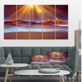 thumbnail image 1 of Alien Landscape at Sunset - Landscape Canvas Art Print, 1 of 3