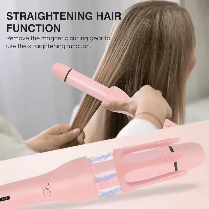 2025 latest New Hair Straightener & Curler Set: Automatic Curling Iron for Salon-Worthy Waves