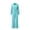 Sky Blue, variant on Ruohan Women's Casual Button Down Wide Leg Jumpsuit with Belt
