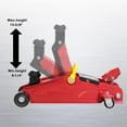 thumbnail image 2 of JACK BOSS Hydraulic Floor Jack 1.5 Ton Car Lift Portable Alloy Steel 360 Degree for Cars, 2 of 5