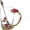 Red Rose-Tal, 12 OZ, variant on Handicraft Crystal Glass 3D Flower Cups Tea Mug With Tea Spoon Women Coffee, Tea, Juice, Beer, Milk Hot And Cold Drinks Use Gift Package. (Red Rose-Tal)