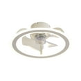 thumbnail image 5 of Modern Ceiling Fan With Low Ceiling Fan LED Dimmable With Kit Lamp E27 Lamp For Bedroom Bathroom Indoor Ceiling Fan, 5 of 9