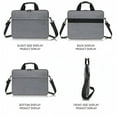 thumbnail image 5 of GASTROPOD Computer Case Computer Shoulder Bag 14 inch laptop case Carrying Bag Laptop Sleeve Black Style 2, 5 of 5