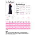 thumbnail image 2 of Vestido, vestido largo / delgado Abanopi Borgoña M, 2 of 2