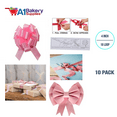 thumbnail image 3 of Pink Flora Satin Pull Bows – 4" 18 Loops, 10-Pack | Easy to Assemble, Premium Gift Wrap & Decoration for Holidays, Weddings, Baby Showers | A1 Bakery Supplies, 3 of 4