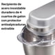 thumbnail image 4 of Batidora de Pie Hamilton Beach 7 Velocidades 4 Qt conTazón de Acero Inoxidable y Cabezal Abatible 300W Plateada, 4 of 10