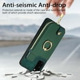 thumbnail image 2 of Dteck for Samsung Galaxy S20 Plus Wallet Card Case, Shockproof with Card Holders Flip Premium PU Leather Card Slots with 360°Rotation Ring Stand Protective Phone Cover, green, 2 of 8