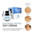 thumbnail image 4 of CLAIR BEAUTY Hyaluronic & Retinol Anti Aging Day Cream - Hydrating & Rejuvenating | Reduces Appearance Of Wrinkles, Creases & Fine Lines | Evens Skin Tone & Dark Spots - 50mL, 4 of 5