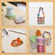 thumbnail image 4 of Kit de tejido para niños y adultos, manualidades para niños y niñas a partir de 6 años, 288 bucles en 8 colores, hace 7 agarraderas, 4 of 5