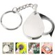 thumbnail image 2 of Creative Portable Keyring Foldable Pocket Eye Loupe Magnifier Keychain Outdoor Magnifying Glass, 2 of 3