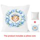 thumbnail image 3 of Juego de cojines decorativos con personajes de Pascua | Cojín infantil suave para decorar el dormitorio | Regalo ideal para cestas de Pascua | Varios tamaños: de 35 x 35 cm a 50 x 50 cm, 3 of 5