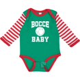 thumbnail image 3 of Inktastic Bocce Baby Boys or Girls Long Sleeve Baby Bodysuit, 3 of 5