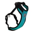 thumbnail image 1 of Vented Vest Car Seat Dog Harness - V2 Teal - X-Large, 1 of 1