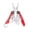 Red, variant on Basics 15-in-1 Stainless Steel Multitool Pocket Knife with Sheath for Hiking, Camping, Survival, Black, Pocket Size