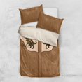 thumbnail image 1 of Cowgirl Dinosaur Bedding Set Retro Western Yoke LT05, 1 of 7