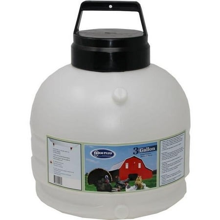 UPC: 0884091501062 | Farm-Tuff 3 Gal. Gravity-Feed Plastic Game & Bird Range Poultry Waterer RW-3G