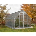 thumbnail image 2 of Palram - Canopia Essence 8' x 16' - Polycarbonate/Aluminum Walk-In Greenhouse - Silver - with 3 Roof Vents, 2 of 10