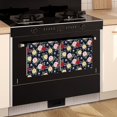 thumbnail image 3 of 2 Pcs Pioneer Flower Floral Print Pattern Kitchen Towels, Funny Microfiber Dish Towel Set, 18" X 26" Tea Towels, 3 of 6