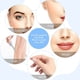 thumbnail image 5 of Maquinilla de afeitar facial para mujer, afeitadora de cejas, maquinilla de afeitar, moldeador de cejas, recortador de cejas, herramienta de modelado con cubierta, azul, 10 Uds., 5 of 5