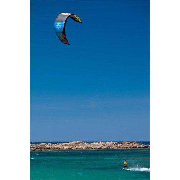Danita Delimont PDDEU09WBI3621 Kite Surfing in France Poster Print by Walter Bibikow, 19 x 28