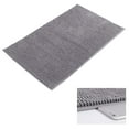 thumbnail image 3 of Alfombra de baño antideslizante 50x80cm alfombra de chenilla de microfibra para baño gris, 3 of 5