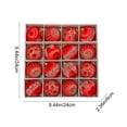 thumbnail image 3 of Christmas Ball Bright Color Scheme Christmas Ball Ornaments for Xmas Christmas Tree - 4 Style Shatterproof Christmas Tree Decorations Hanging Ball for Holiday Wedding Party(16pcs, 2.36"/6CM), 3 of 7