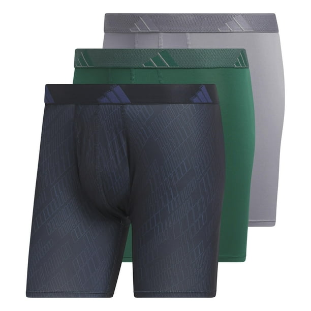 Calzoncillos tipo bóxer adidas Ghost Legend Ink-Tech Indigo para hombre, paquete de 3