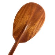 Unique Koa Paddle Outrigger Canoe 60" Steersman Traditional Design - Made in Hawaii | #koa7257
