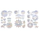 thumbnail image 1 of Yuarrent 3 piezas pegatinas de ventana reutilizables calcomanías de vidrio para interiores se aferran anticolisión dormitorio cocina baño Sun Catcher Decoración del hogar Yuarrent HA063896-00, 1 of 6