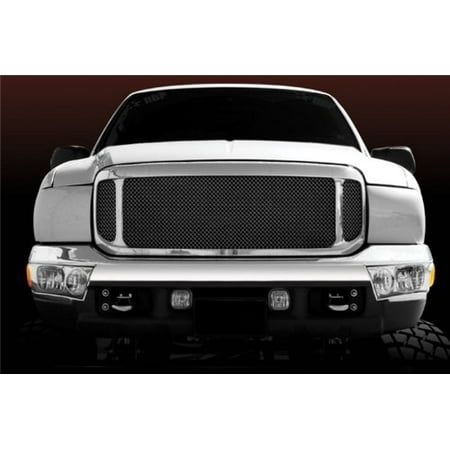 Grille Shell Kit - T-Rex 50571 Aftermarket Chrome Mesh Shell Grille Assembly