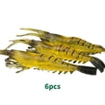 thumbnail image 2 of Eigraketly 6 uds cebo en forma de camarón reutilizable aparejos cebos sintético realista útil pesca pulpo calamar agua salada lago corriente Pescar, 2 of 6