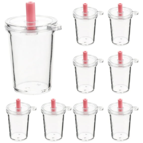 NUOLUX 30Pcs Cup Shape Charms Diy Crafts Accessories For Keychain Making And Jewelry Projects