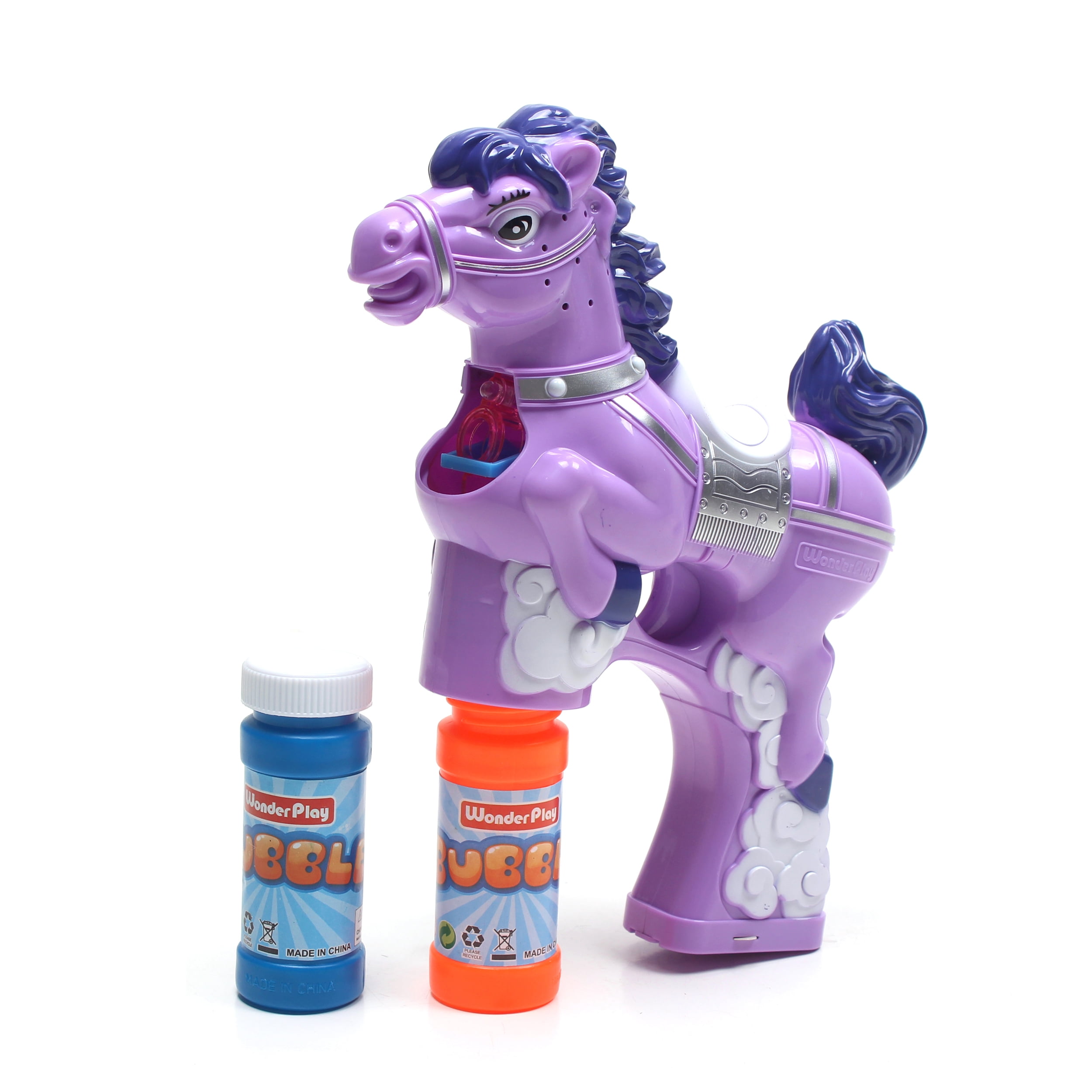WonderPlay Wonder Bubble Kids Horse Bubble Gun With Lights & Sounds