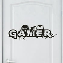 TERGAYEE Wall Stickers Gamer Removable Art Vinyl Mural Home Room Decor Wall Stickers Wall Decor