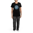 thumbnail image 4 of CafePress - Clausometer Women's Dark Pajamas - Women's Short Sleeve Print T-Shirt and Pants Dark Cotton Pajama Set, 4 of 7