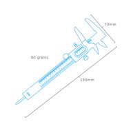 Modelcraft Vernier Calipers (125mm)
