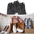 thumbnail image 4 of AVEKI 3 Pieces Shoes Bag, Dustproof Bag with Drawstring, Travel Organizers Bag, Multipurpose Dustproof Drawstring Shoes Storage Bag for Sundries Shoes, 20cm length 0601M, 4 of 7