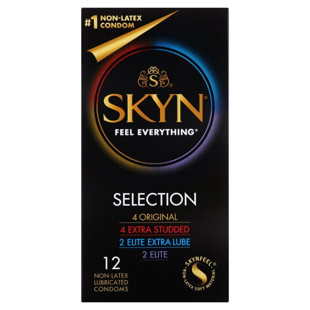 SKYN Selection Variety Pack NonLatex Condoms, 12 Count