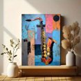 thumbnail image 6 of Abstract Saxophone Canvas Print, Suitable for Living Room, Office, Home, Bar Decor, 6 of 8