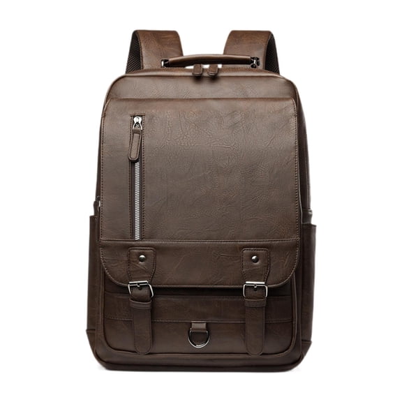 Dickly Laptop Backpack Adjustable Shoulder Straps Business Backpack for Travel Business Brown