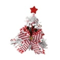 thumbnail image 1 of Sombrero para de Navidad Decorativo Adorno de Navidad Gorra Festiva para Decoración Sombrero con Lazo No Tejido Función Ornamentación Adecuado Arco plateado, 1 of 8
