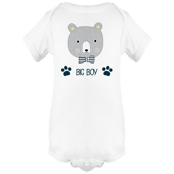 "Big Boy" Bear Bodysuit Infant -Image by Shutterstock, Newborn