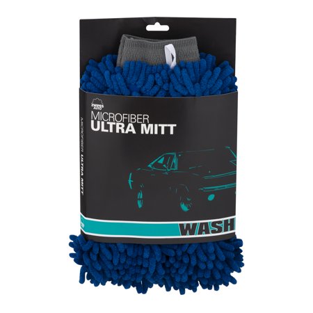 Zwipes Auto Microfiber Ultra Car Wash Mitt (Best Car Wash Mitt)