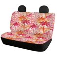 thumbnail image 2 of Uourmeti Car Seat Covers Set Breath Full Set Polyester, Compatible with Automotive Seats Rear Bench, for Truck most Cars, Tropical Palm Tree & Floral Print, 2 of 10